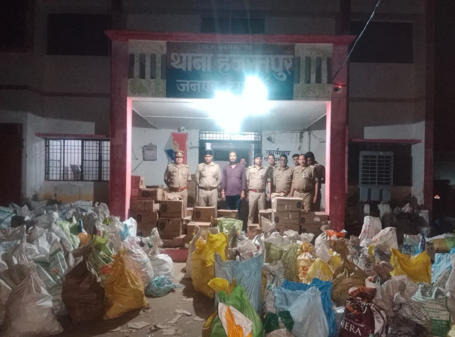 गंगा एक्सप्रेसवे पर हजरतपुर पुलिस की बड़ी कार्रवाई, ट्रक से करीब डेढ़ करोड़ रुपये की हरियाणा ब्रांड अवैध शराब बरामद